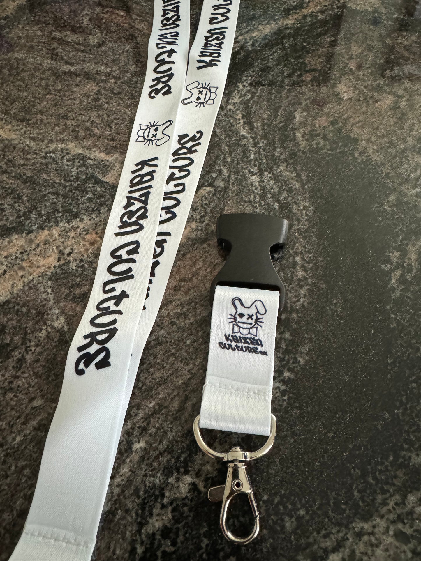 White OG Kaizen Lanyard